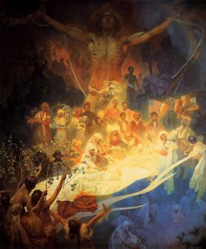 阿爾豐斯 穆夏 The Apotheosis of the Slavs